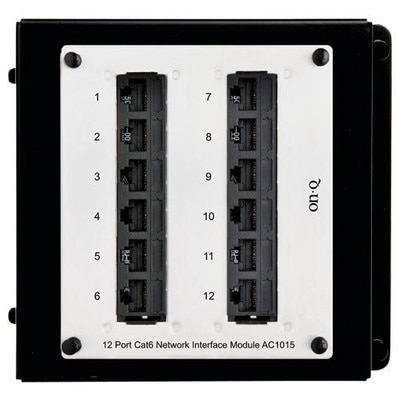 On-Q/Legrand 12-Port Cat6 Network Interface Module