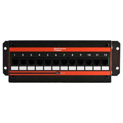On-Q/Legrand 12-Port Cat5e Wall Mount Patch Panel