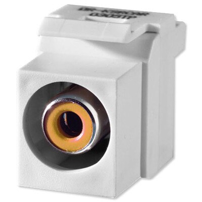 On-Q/Legrand RCA Keystone Snap-In Connector