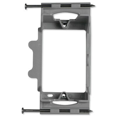 On-Q/Legrand 1-Gang Low Voltage Nail On Bracket with Quick/Click