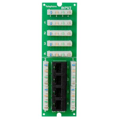 On-Q/Legrand Combo Phone & Cat5e Data Board