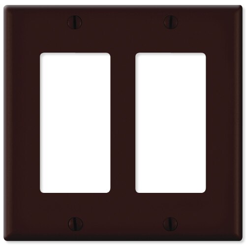 On-Q White Legrand WP1207-WH 2-Gang Decorator Wallplate 