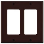 On-Q/Legrand Decorator Wallplate, 2-Gang