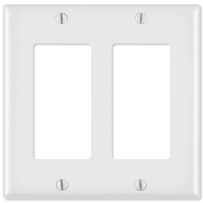 On-Q/Legrand Decorator Wallplate, 2-Gang