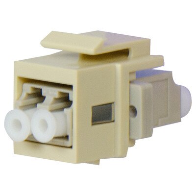 On-Q/Legrand LC Multimode Fiber Optic Keystone Snap-In Connector
