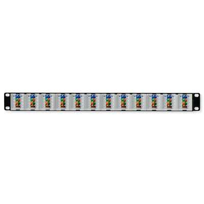 On-Q/Legrand 24-Port Cat6A Rack-Mount Patch Panel
