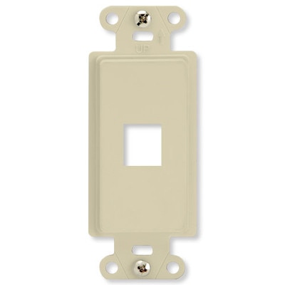 On-Q/Legrand Keystone Decorator Strap, 1-Port