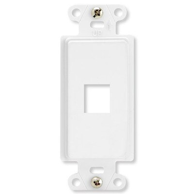 On-Q/Legrand Keystone Decorator Strap, 1-Port