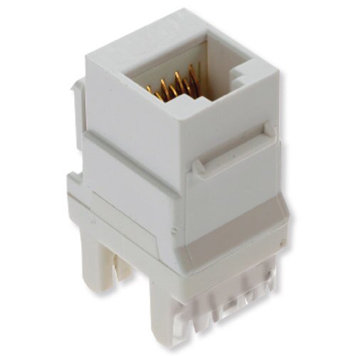 Accoppiatore RJ45 F/F UTP Cat6 Keystone Bianco - Accoppiatori Di Rete - Foto 6