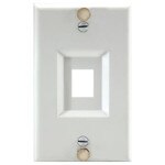 On-Q/Legrand Keystone Phone Wallplate, Empty