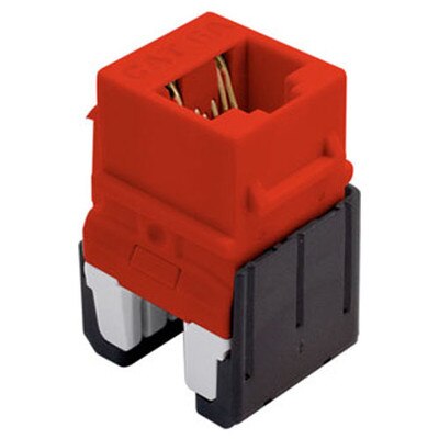 On-Q/Legrand Quick Connect Cat6a RJ45 Keystone Snap-In Connector