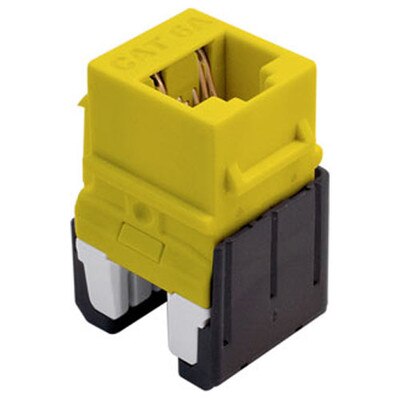 On-Q/Legrand Quick Connect Cat6a RJ45 Keystone Snap-In Connector