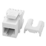 On-Q/Legrand Quick Connect Cat5e RJ45 Keystone Snap-In Connector, White (100 Pack)