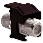 On-Q/Legrand Recessed F Keystone Snap-In Connector