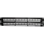 On-Q/Legrand 48-Port Keystone Rack-Mount Patch Panel