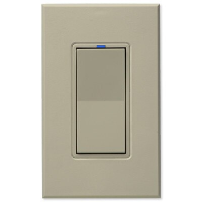 PCS HAI Wall Switch Dimmer, 600W/5A, Almond