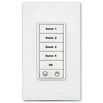 PCS PulseWorx UPB Wall Controller with Load Dimmer, 7 Button, White