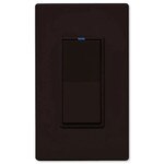 PCS PulseWorx UPB Auxiliary/Remote Dimmer Wall Switch, Brown