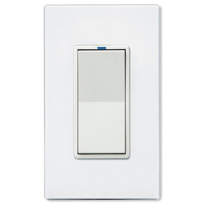 PCS PulseWorx UPB Auxiliary/Remote Dimmer Wall Switch, White