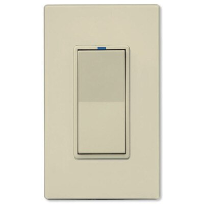 PCS PulseWorx UPB LED/CFL Dimmer Wall Switch, 600W, Almond