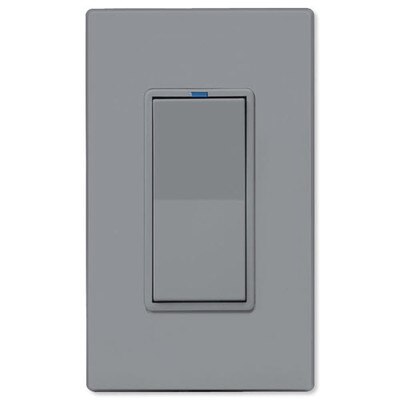 PCS PulseWorx UPB LED/CFL Dimmer Wall Switch, 600W, Gray