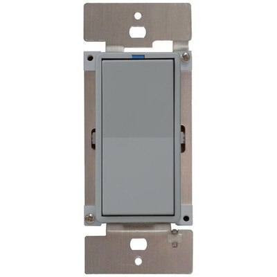 PCS PulseWorx UPB LED/CFL Dimmer Wall Switch, 600W, Gray