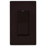 PCS PulseWorx UPB Relay Wall Switch, 15A. Brown