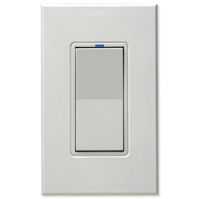 PCS 0-10V Relay Dimmer Wall Switch, 227V, White