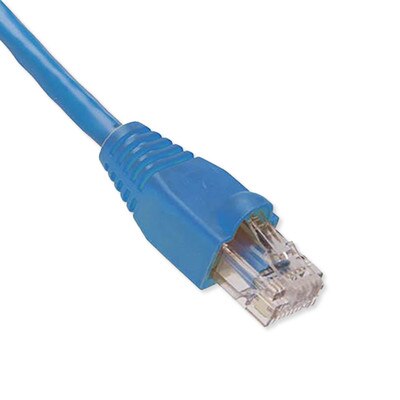 Platinum Tools EZ-RJ45 Cat5e Strain Relief Boot, 5.5mm Max OD, (100 Pack), Blue