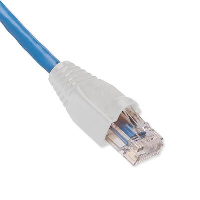 Platinum Tools EZ-RJ45 Cat5e Strain Relief Boot, 5.5mm Max OD, (100 Pack), White