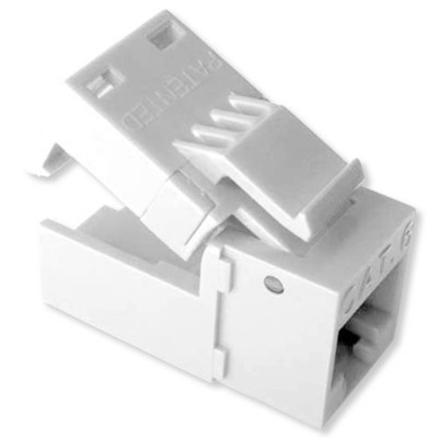 Platinum Tools EZ-SnapJack Cat5e Connector, White