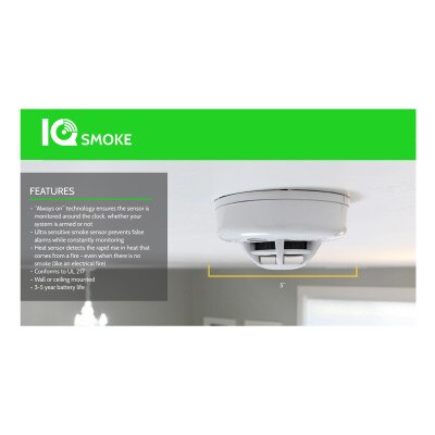 Qolsys IQ Wireless Smoke & Heat Detector