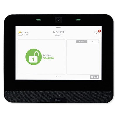 Qolsys IQ Panel 4, PowerG + 319.5 MHz (Verizon), Black