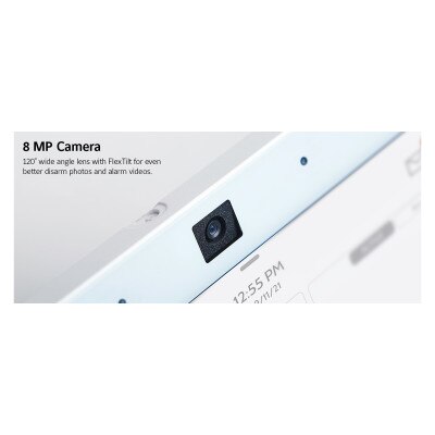 Qolsys IQ Panel 4, PowerG + 319.5 MHz (Verizon), White