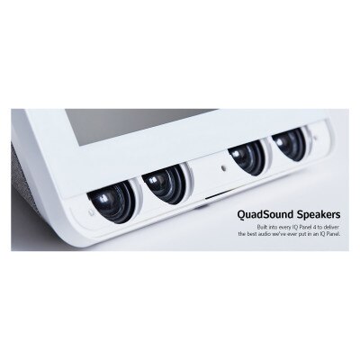 Qolsys IQ Panel 4, PowerG + 319.5 MHz (Verizon), White