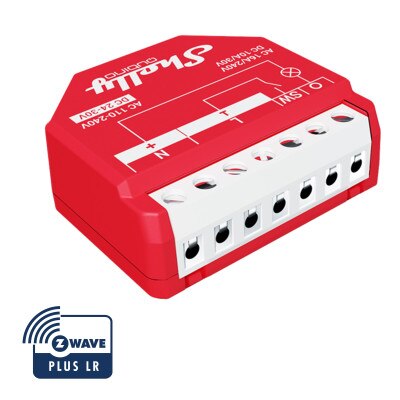 Shelly Qubino Wave 1PM Z-Wave Relay Module with Power Monitoring
