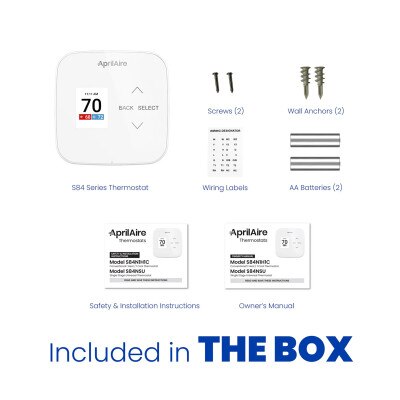 AprilAire S84N1H1C Programmable Thermostat