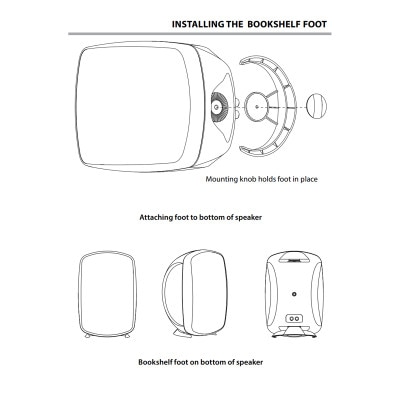 Russound Acclaim 5 Series OutBack 2-Way Speakers, 6.5" (Pair), White