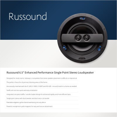 Russound 6.5" Enhanced Performance Single Point Stereo Loudspeaker