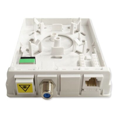 SCP 4 Port Keystone Wall Mount Premise Wall Box