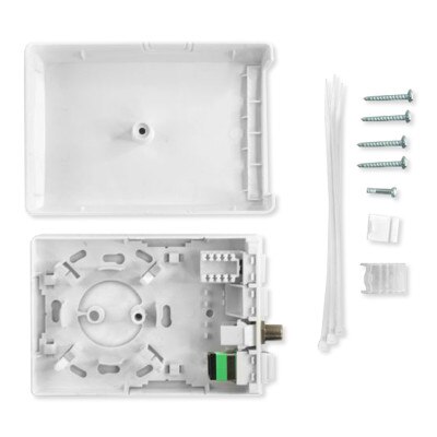 SCP 4 Port Keystone Wall Mount Premise Wall Box