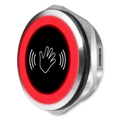 Seco-Larm Enforcer Touchless Infrared Proximity Sensor, Stainless Steel