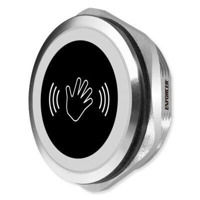 Seco-Larm Enforcer Touchless Infrared Proximity Sensor, Stainless Steel