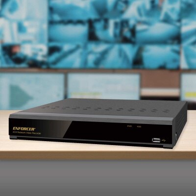 Seco-Larm ENFORCER NVR and Camera Kit, 4K 4-Channel NVR + 4 IP 5MP Cameras + 2TB HDD
