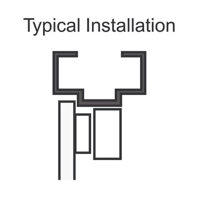 Seco-Larm Enforcer L Bracket for 600 Lbs. Maglock
