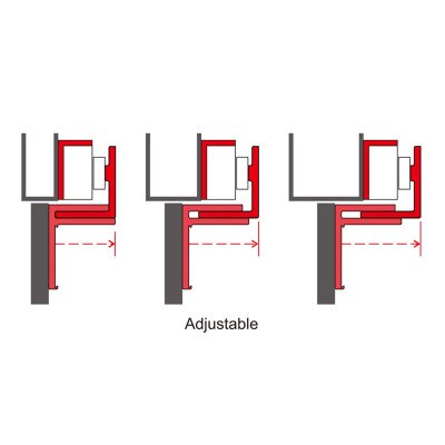 Seco-Larm Enforcer Z Bracket for 600 Lbs. Maglock