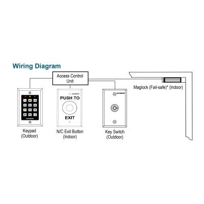 Seco-Larm Electromagnetic Lock with LED, Bond & Door Position Sensor, 1,200 Lbs.