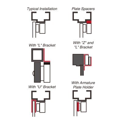 Seco-Larm Enforcer Electromagnetic Lock with Bond Sensor, 1,200 Lbs.