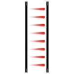 Seco-Larm Enforcer Curtain Sensors, 8 Beams, 60 In.