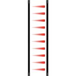 Seco-Larm Enforcer Curtain Sensors, 10 Beams, 79 In.